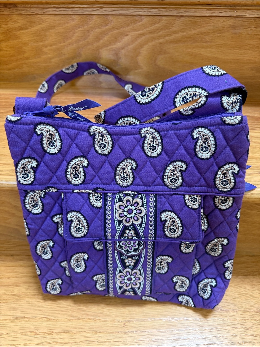 Vera Bradley Simply Violet Quilted Crossbody Bag